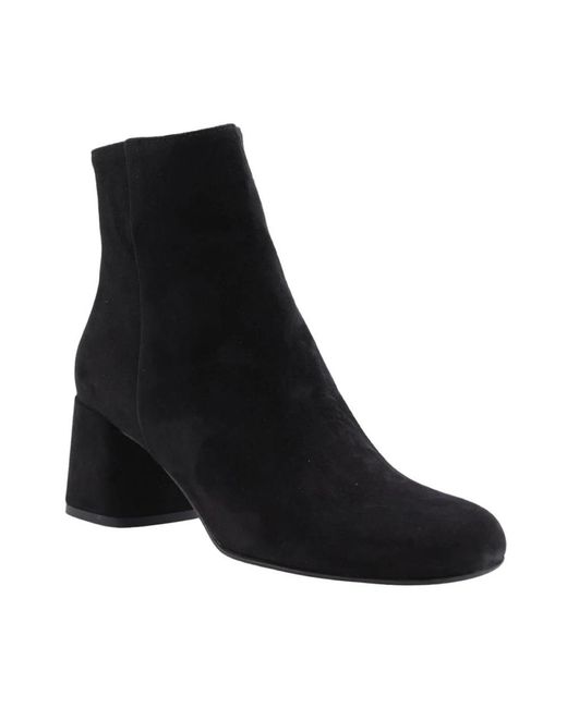 DONNA LEI Black Heeled Boots