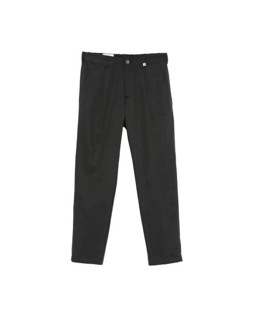 Myths Gray Straight Trousers for men
