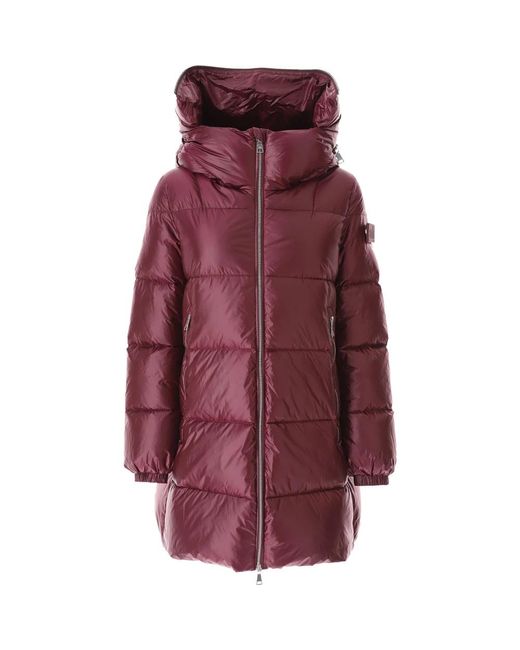Down Coats Add de color Red