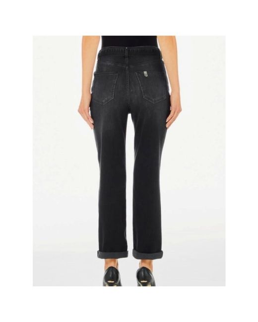 Liu Jo Black Straight Fit Jeans