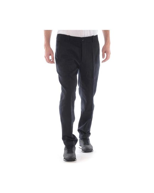 Daniele Alessandrini Blue Chinos for men