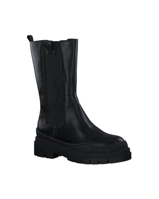 S.oliver Black Chelsea Boots