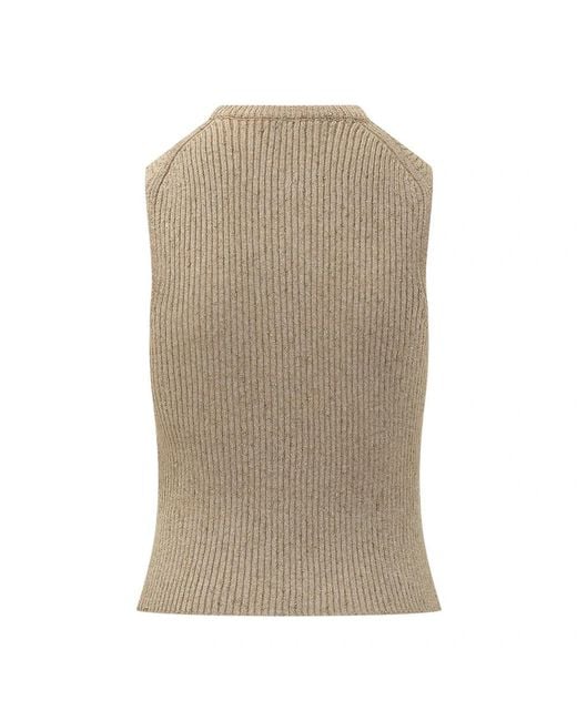 J.W. Anderson Natural Sleeveless Tops