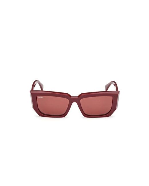 Max Mara Red Sunglasses