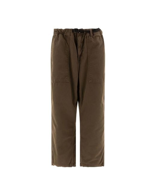 Carhartt Brown Straight Trousers for men