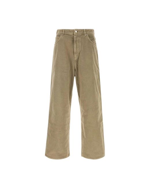 1989 STUDIO Natural Wide Trousers for men