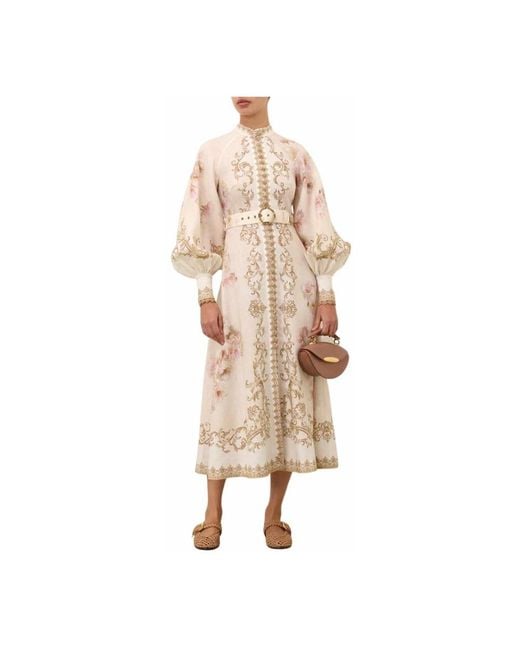 Shirt Dresses Zimmermann en coloris Natural
