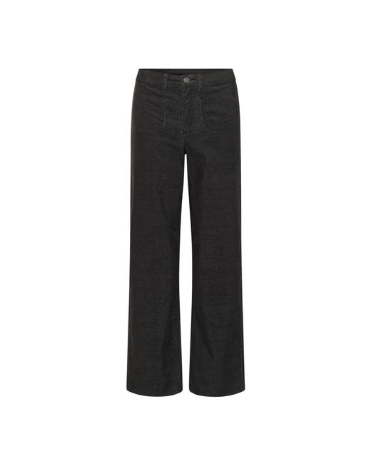 Kaffe Black Wide Jeans