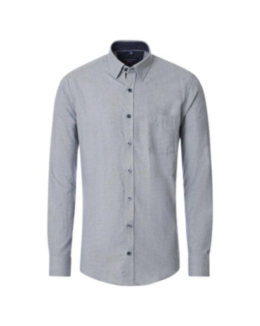 CASA MODA Klassisches Herren Business Hemd in Blue für Herren