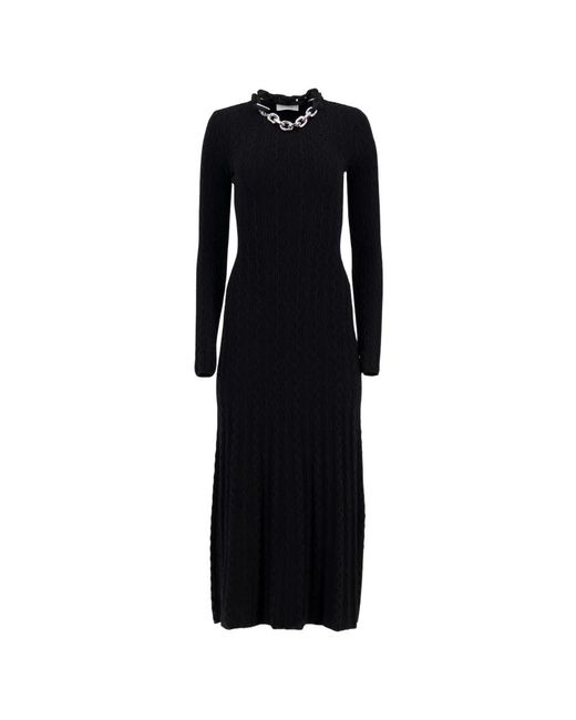 Rabanne Black Knitted Dresses