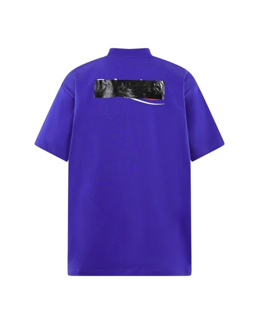 Balenciaga Oversized t-shirt in Purple für Herren