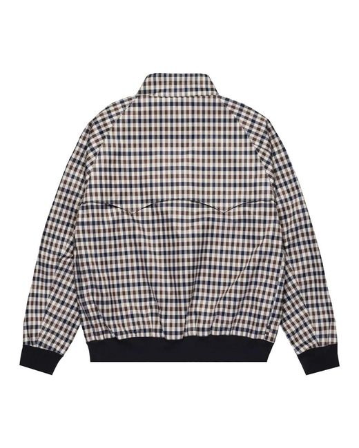 Aquascutum Jassen ,Veelkleurig ,Katoen Archival Harrington in het Gray voor heren