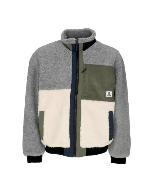 Fleece Jackets Element de hombre de color Gray