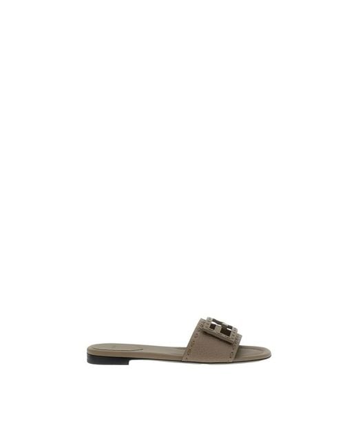 Fendi Natural Sliders