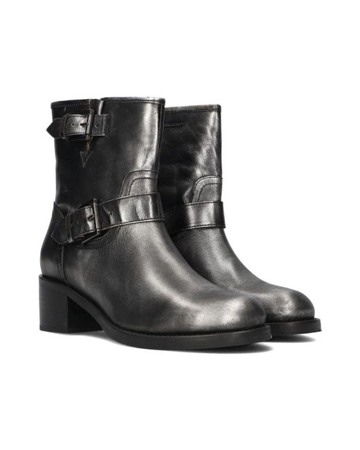 Bronx Black Edgy Biker Boots New-Camperos Stil