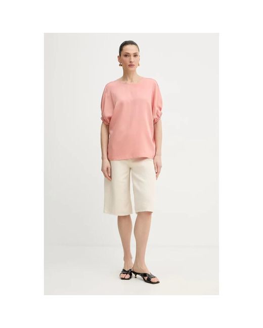 Trussardi Relaxed Blouse in het Pink