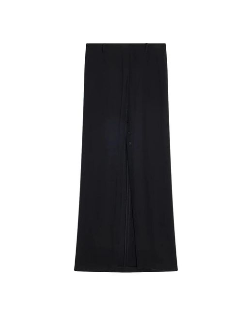Semicouture Black Maxi Skirts