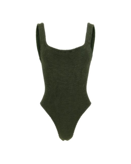 Hunza G Green Swimsuits