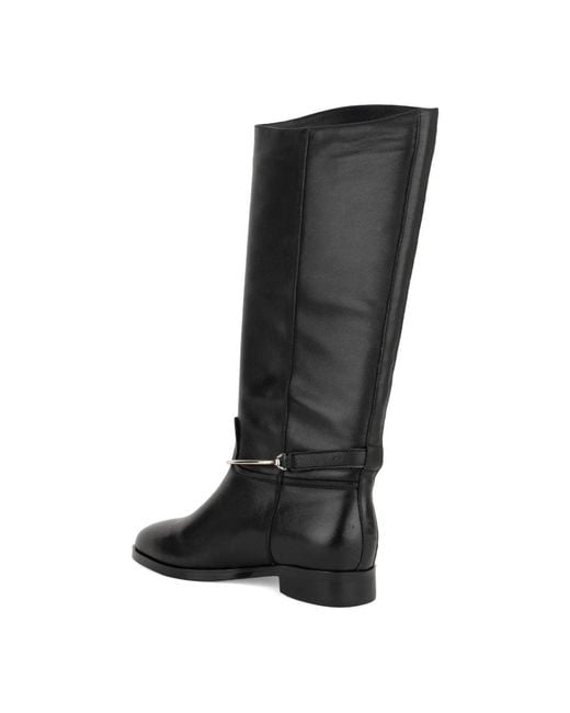 Linda Baumann Black High Boots
