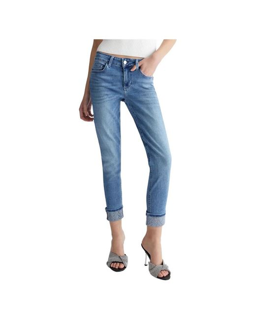 Liu Jo Blue Cropped Jeans