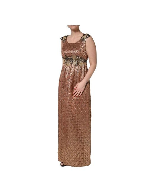 Dolce & Gabbana Brown Gowns
