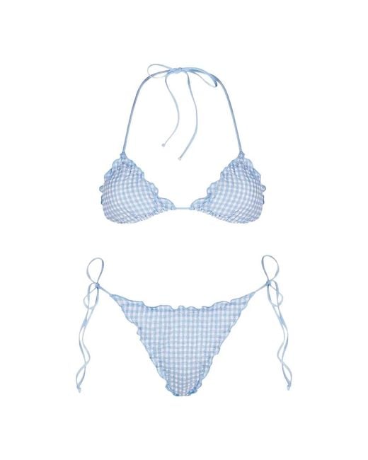 Mc2 Saint Barth Blue Bikinis
