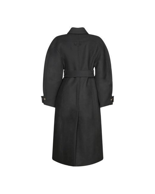 ジャケット JACQUEMUS 241CO051 1534 990 Coats Black Trench Jacquemus Black Les Classiques 'le Trench Bari' Trench Coat
