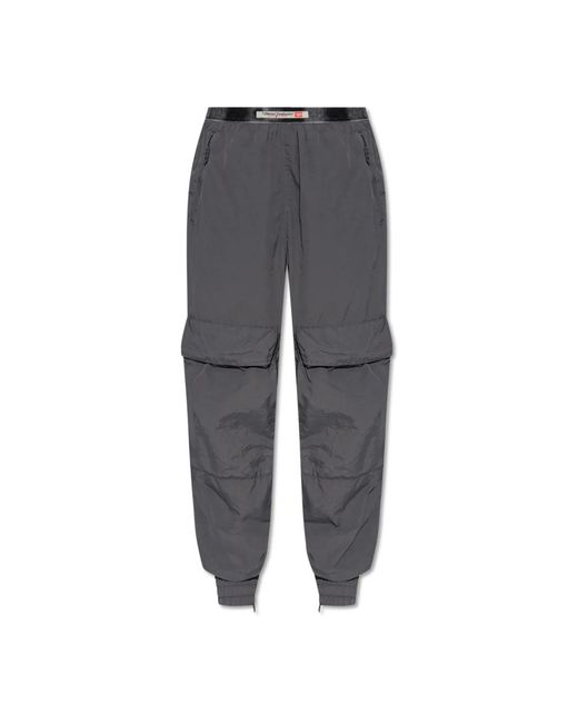 Wide Trousers di DIESEL in Gray