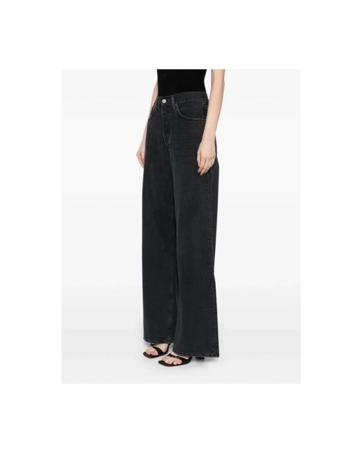 Agolde Black Flare Jeans