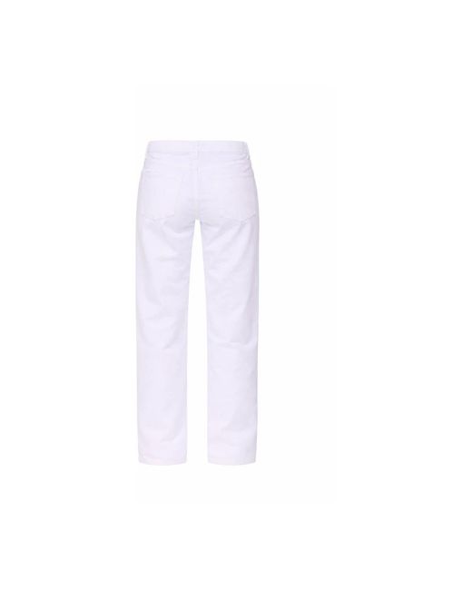 Agolde Broeken ,Wit ,Katoen Mmelo Jeans in het White