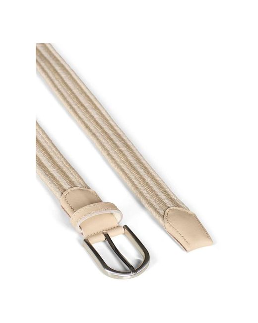 Howard London Geflochtener Stretchgürtel in Natural für Herren