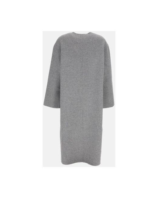 Belted Coats Erdem de color Gray