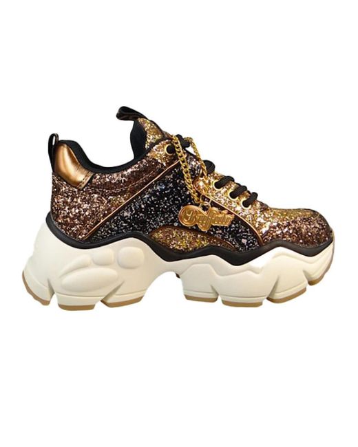Buffalo Brown Binary Glam Sneaker