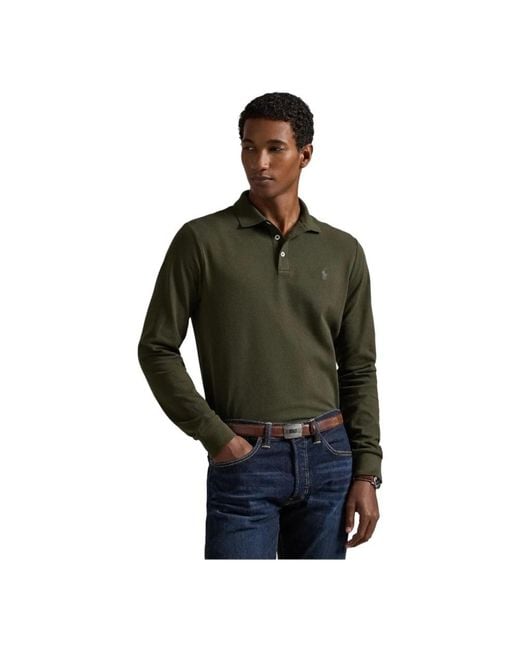 Ralph Lauren Green Polo Shirts for men