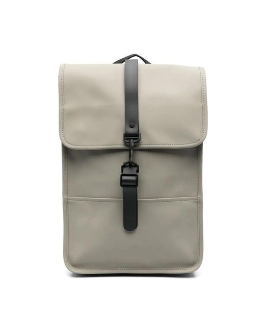 Rains Stylischer Rolltop Rucksack in Gray für Herren