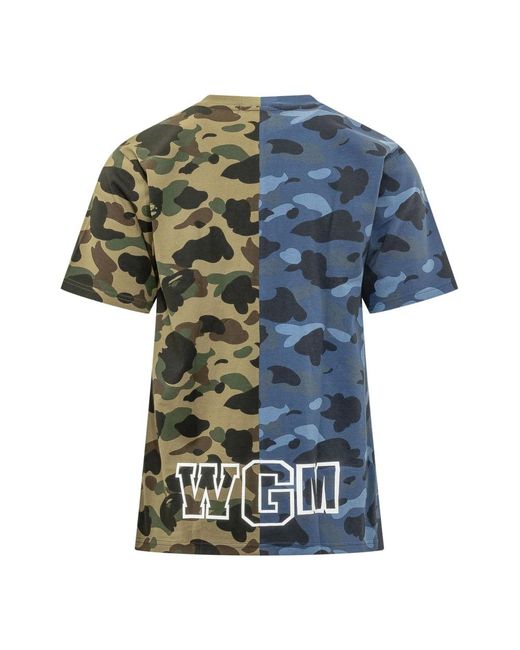 A Bathing Ape Blue T-Shirts for men