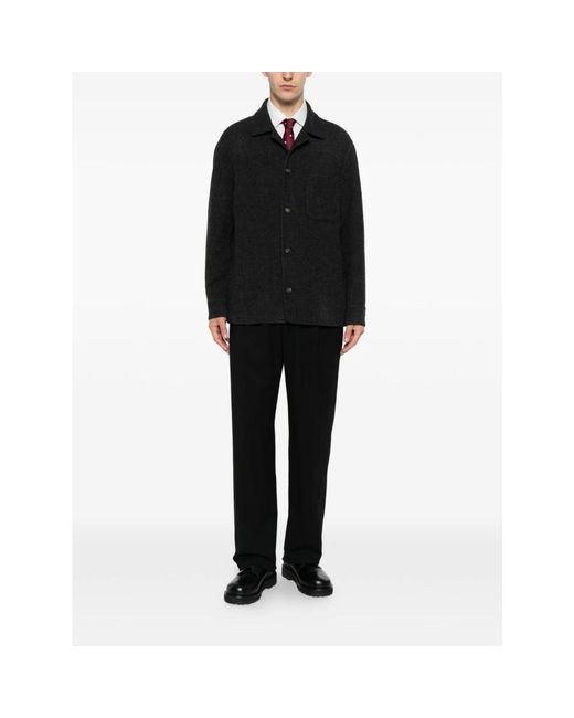 Tagliatore Black Suit Trousers for men