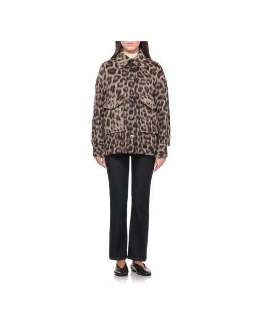 Alberto Biani Brown Light Jackets
