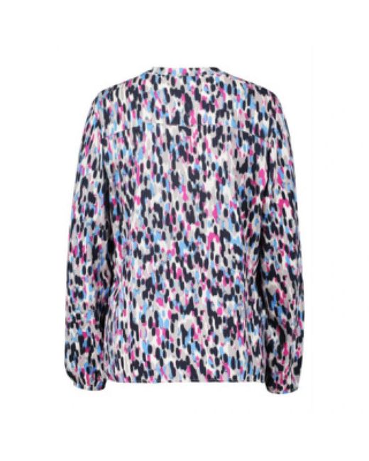 BETTY&CO Lange Mouwen Blouse Voor in het Blue