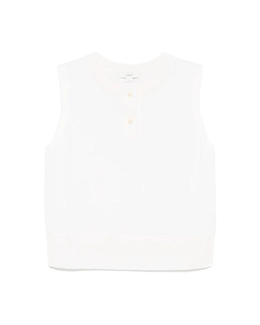 Sleeveless Tops Vince en coloris White