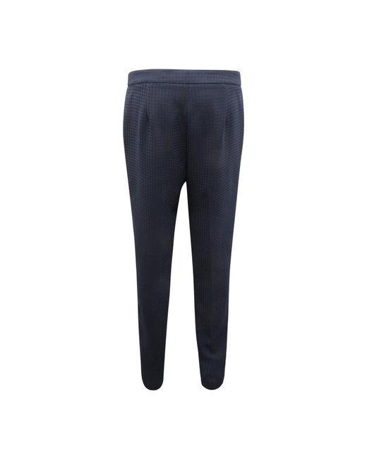 Armani Blue Straight Trousers