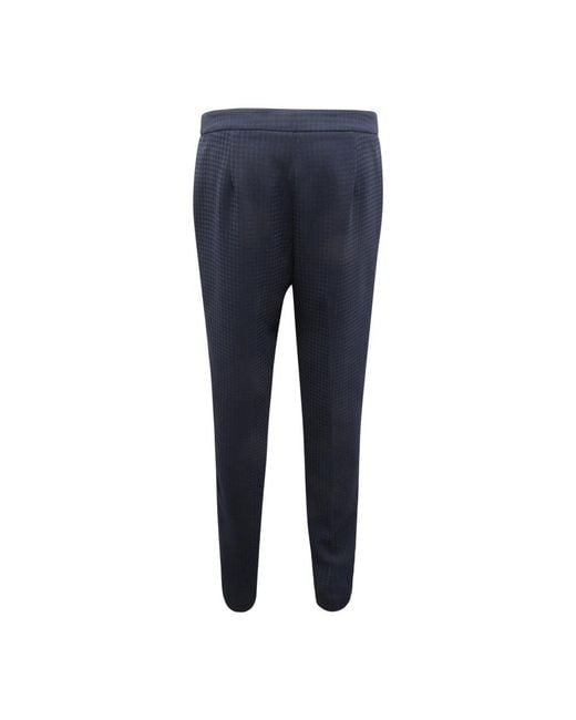 Armani Blue Straight Trousers