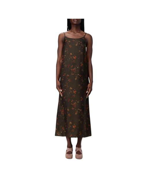 Midi Dresses di Uma Wang in Brown