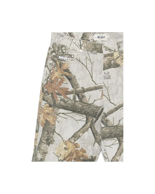AWAKE NY Gray Straight Trousers for men