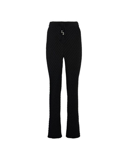 Wide Trousers Alanui de color Black