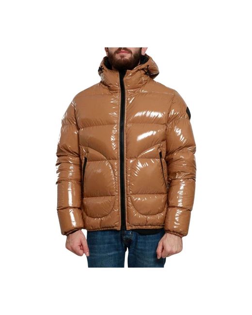 Herno Brown Down Jackets for men