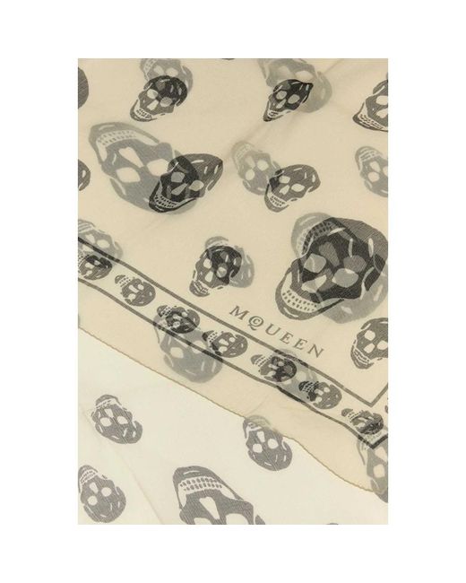 McQueen Multicolor Silk Scarves