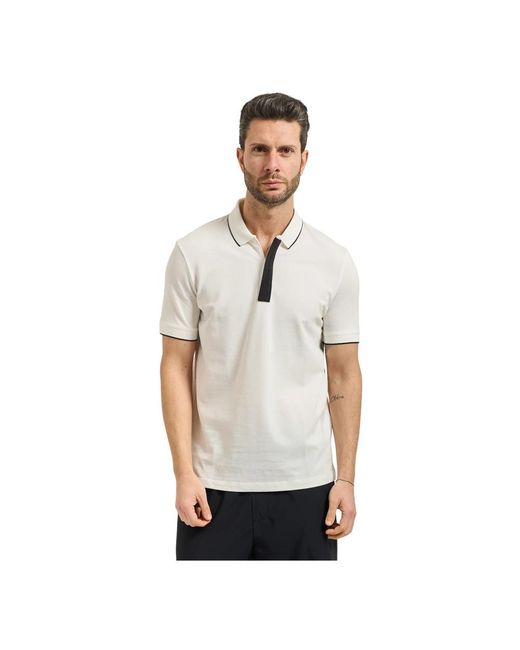 ARMANI EXCHANGE White Polo Shirts for men