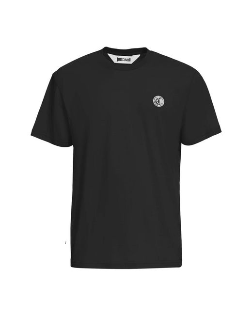 T-shirt e polo neri di Just Cavalli in Black da Uomo