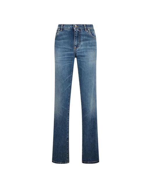 Dolce & Gabbana Blue Slim Fit Jeans for men